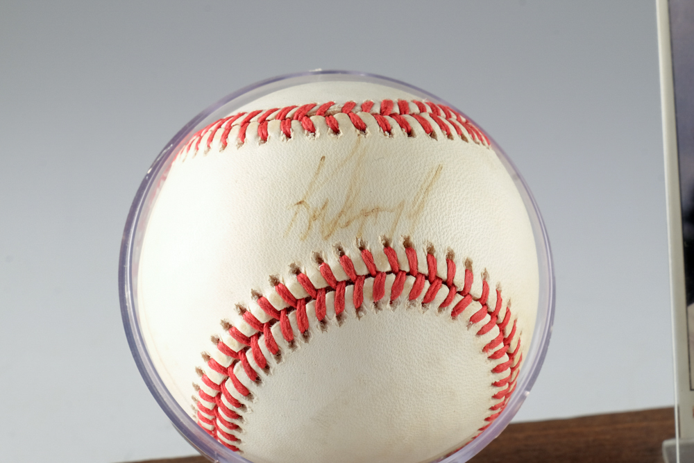 Ken Griffey, Jr. Autographed Ball and Card