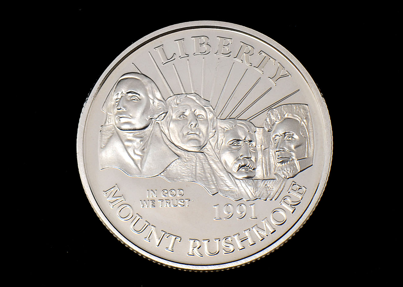 1991 S Mount Rushmore Commemorative Coin