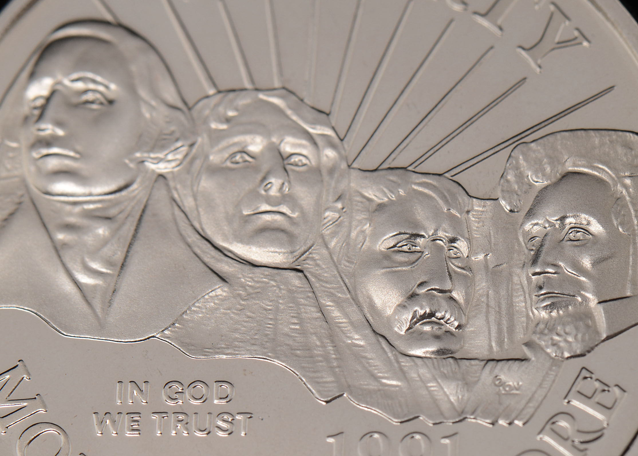 1991 S Mount Rushmore Commemorative Coin