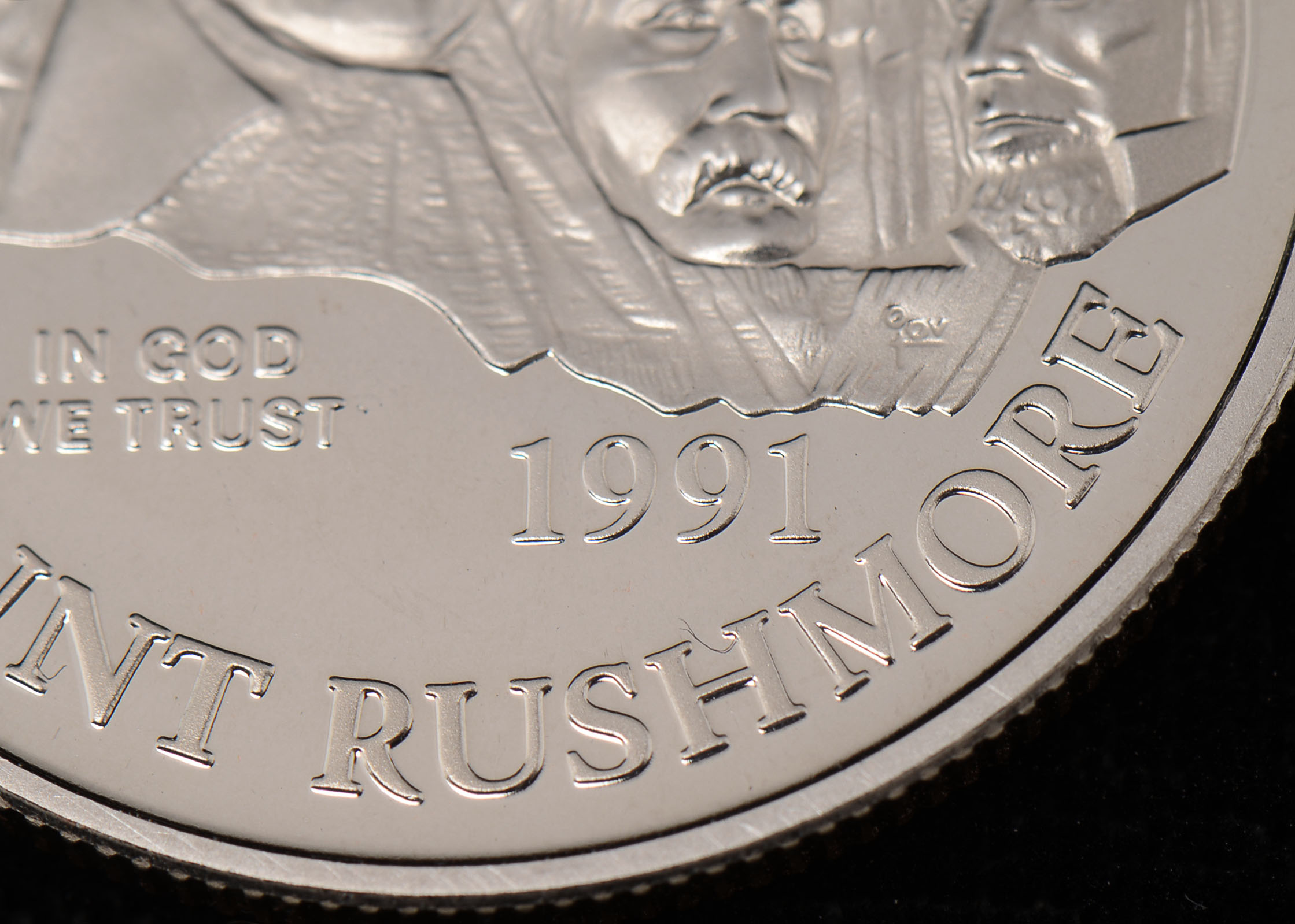 1991 S Mount Rushmore Commemorative Coin