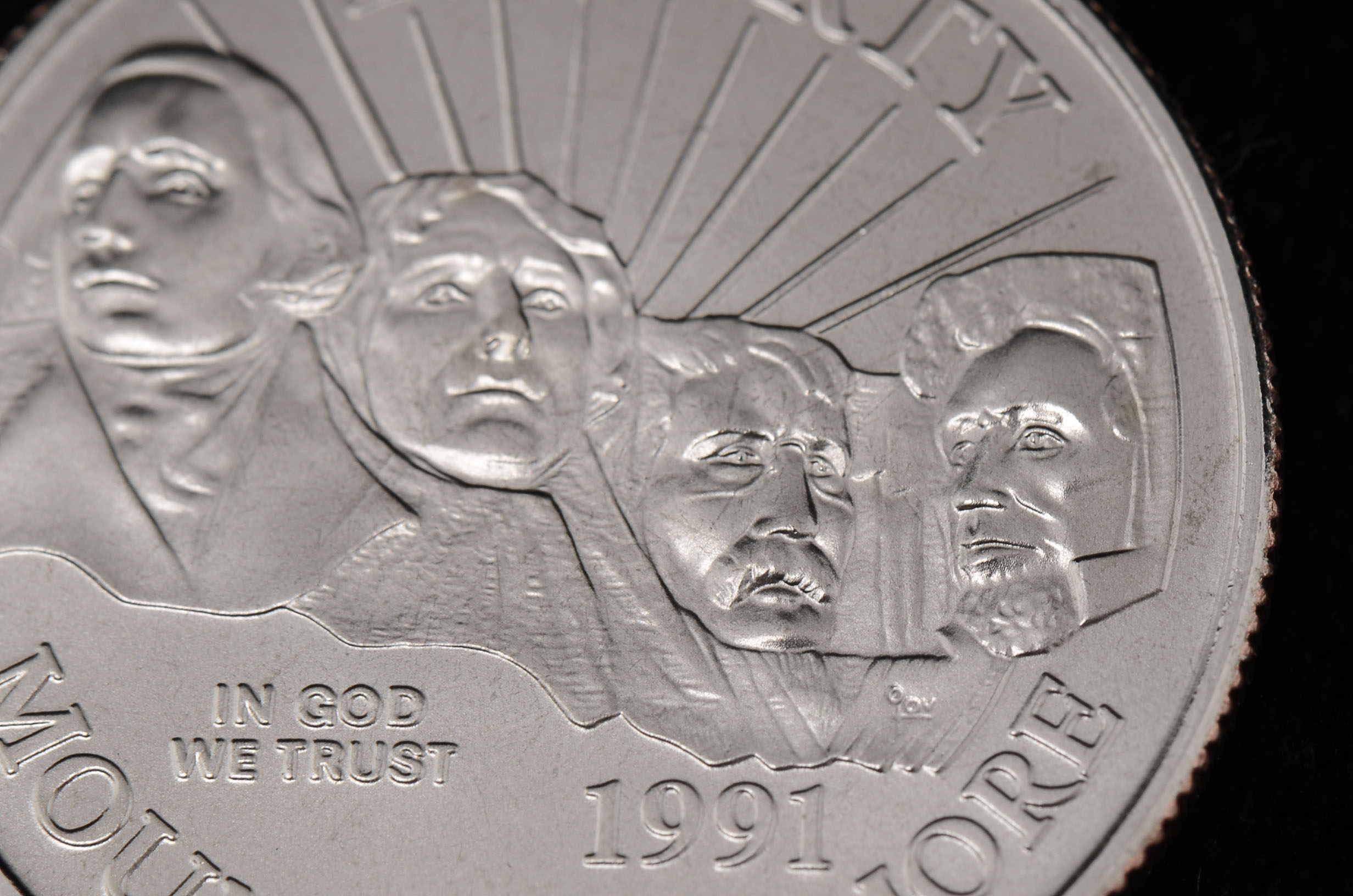 1991 D Mount Rushmore Commemorative Coin