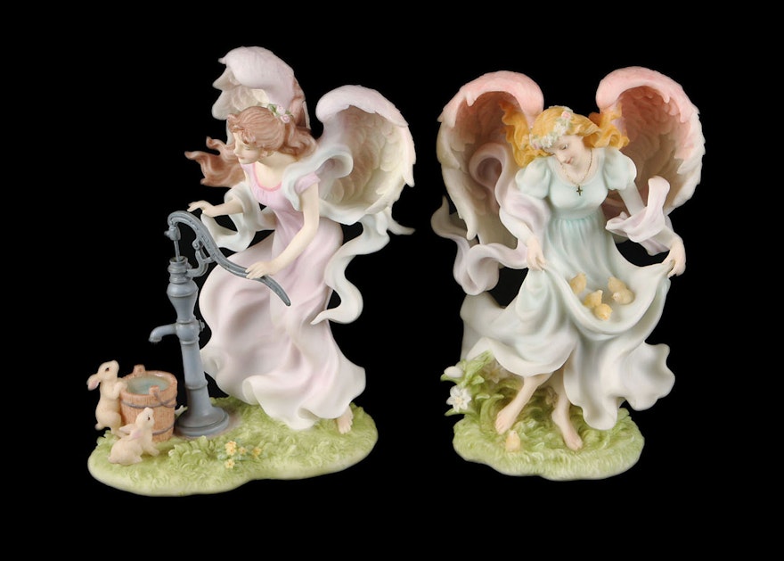 Seraphim Classics Angels with Baby Animals Figurines