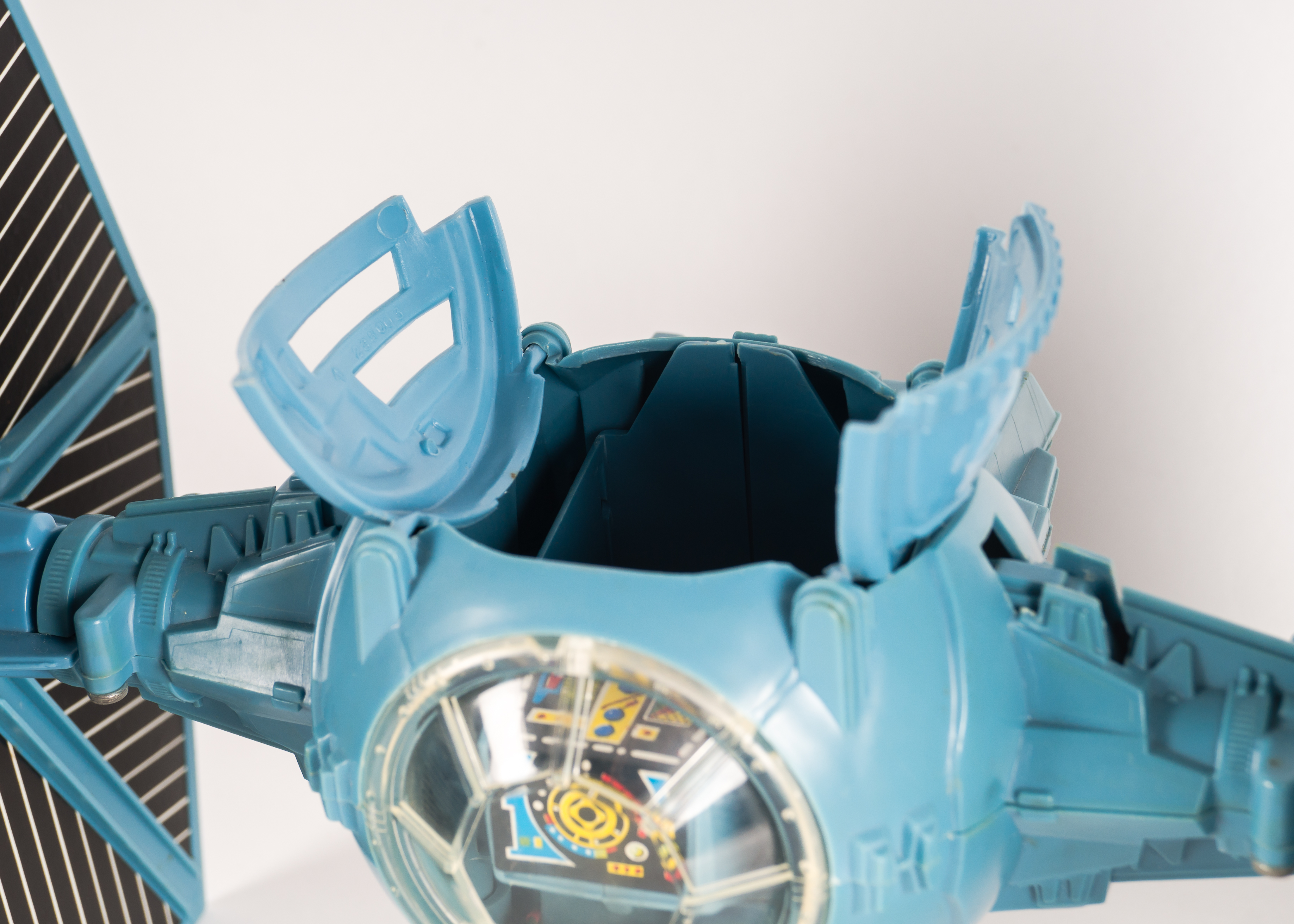 Vintage 1978 "Star Wars" Blue Imperial TIE Fighter