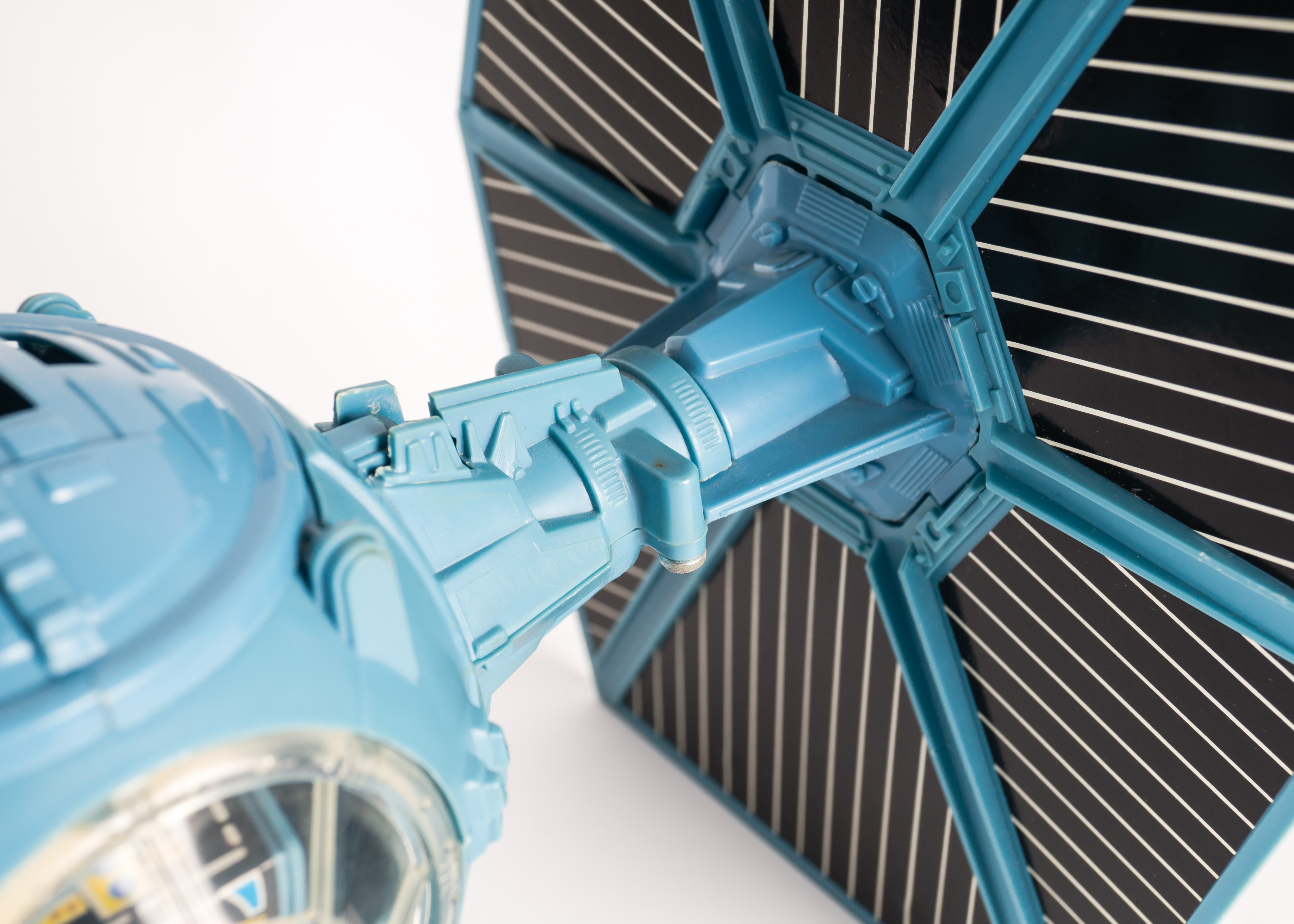 Vintage 1978 "Star Wars" Blue Imperial TIE Fighter