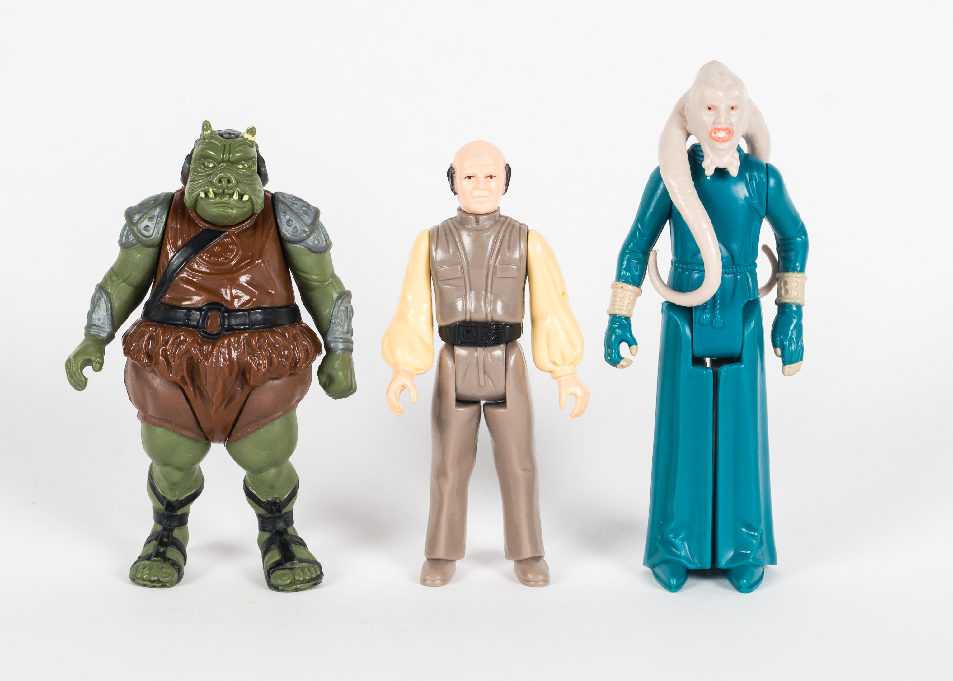 Vintage "Star Wars" Jabba the Hutt Palace Action Figure Group I