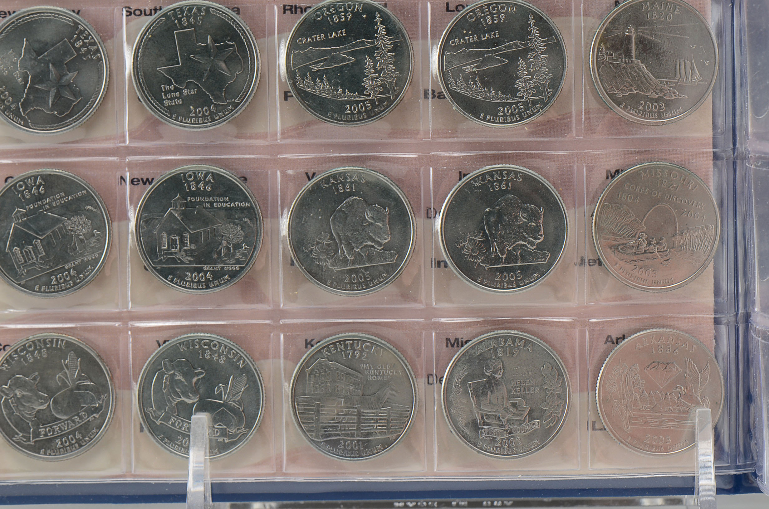 Group of 2 Washington Statehood Quarters Booklets