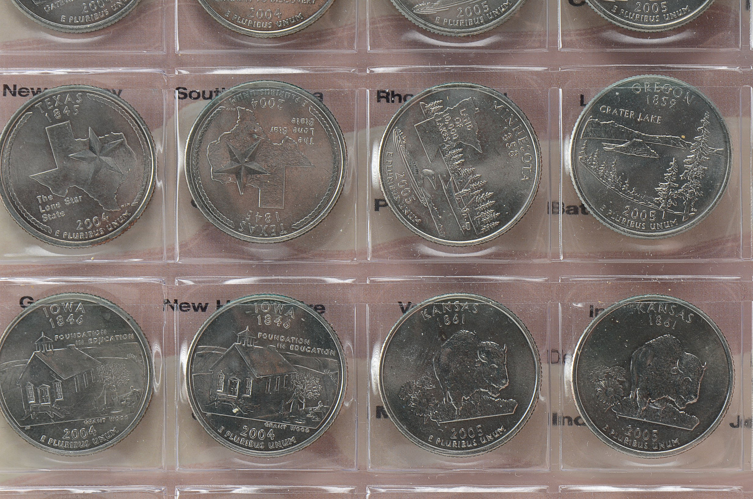 Group of 2 Washington Statehood Quarters Booklets