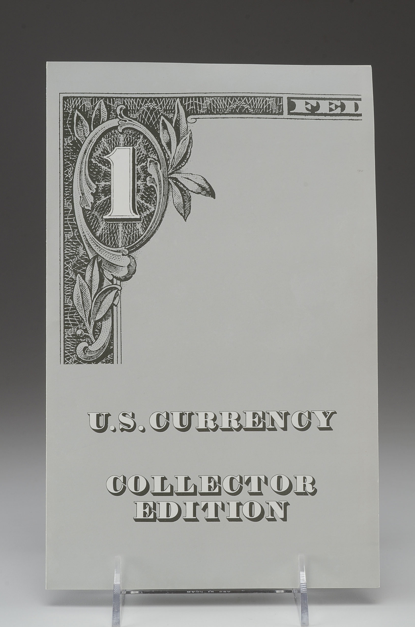 U.S. Mint Uncut One Dollar Bill Sheet