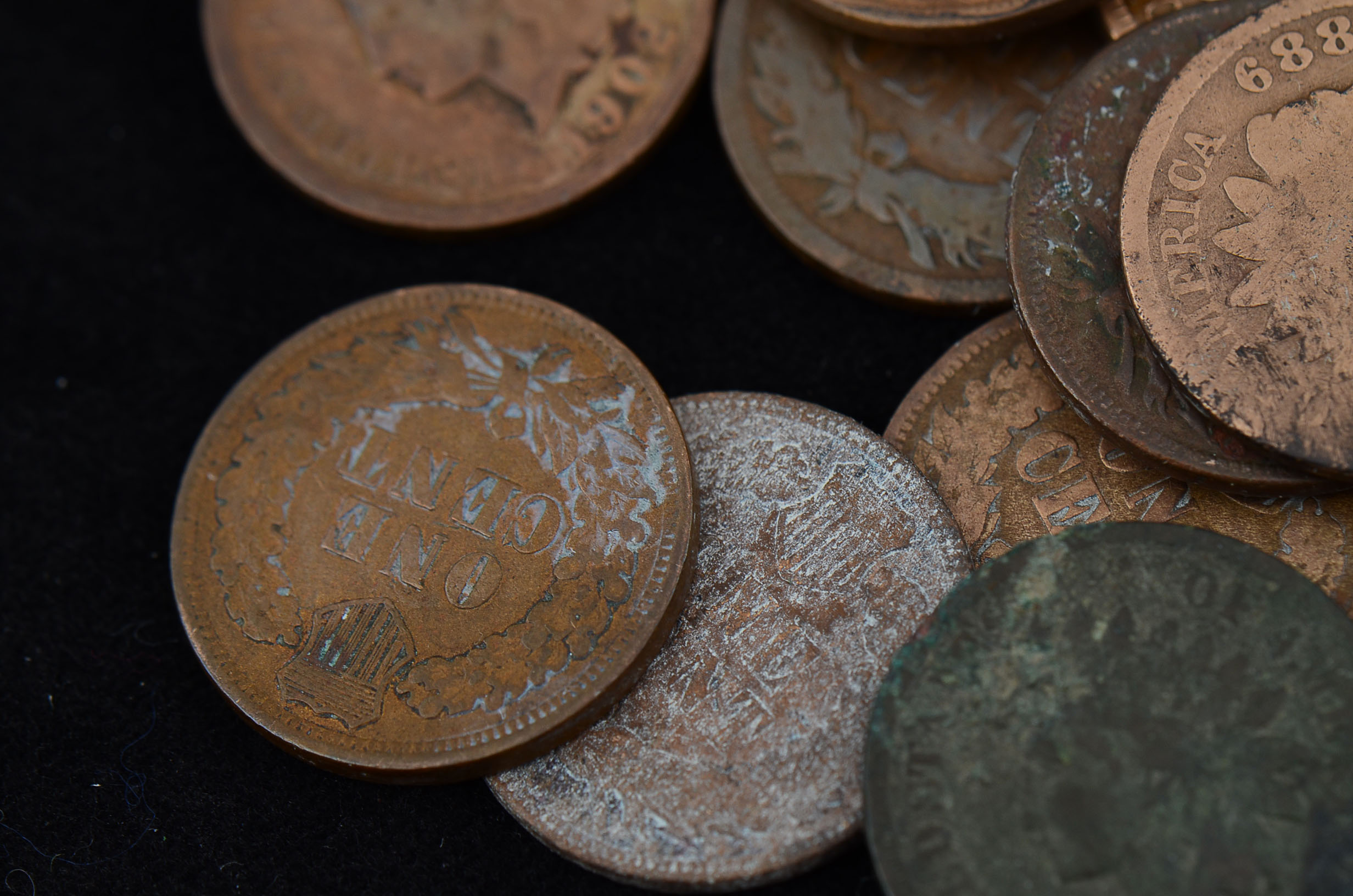 Group of (43) Unsearched Indian Head Pennies