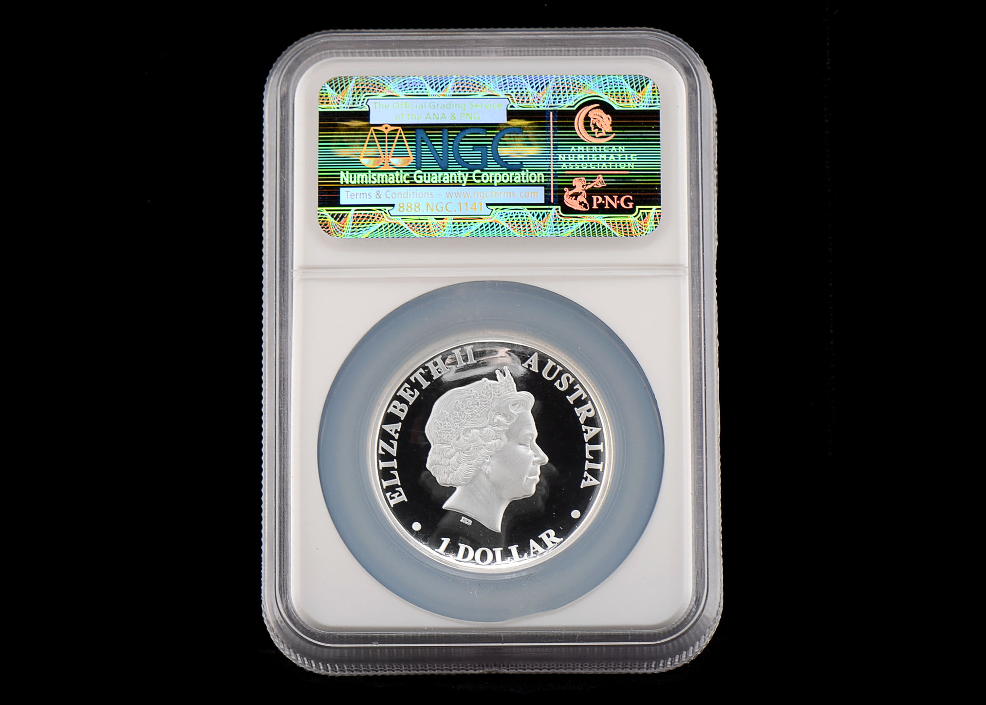2010 P Australia Kangaroo Silver $1 Coin NGC PF69