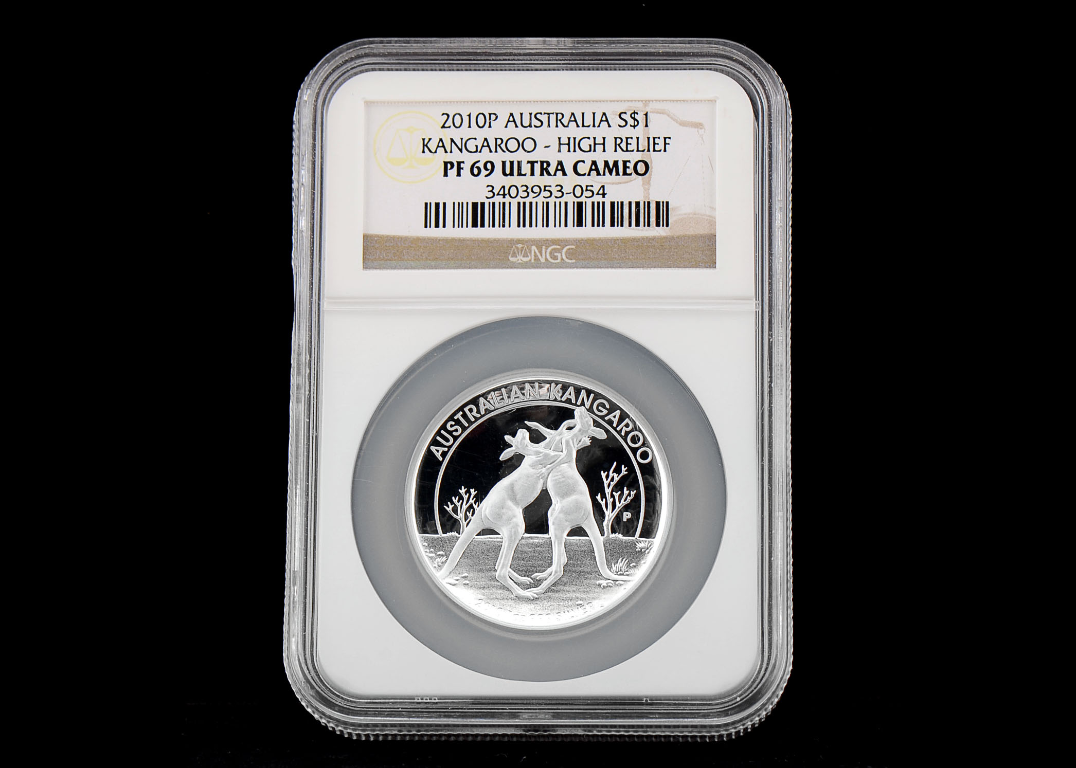 2010 P Australia Kangaroo Silver $1 Coin NGC PF69