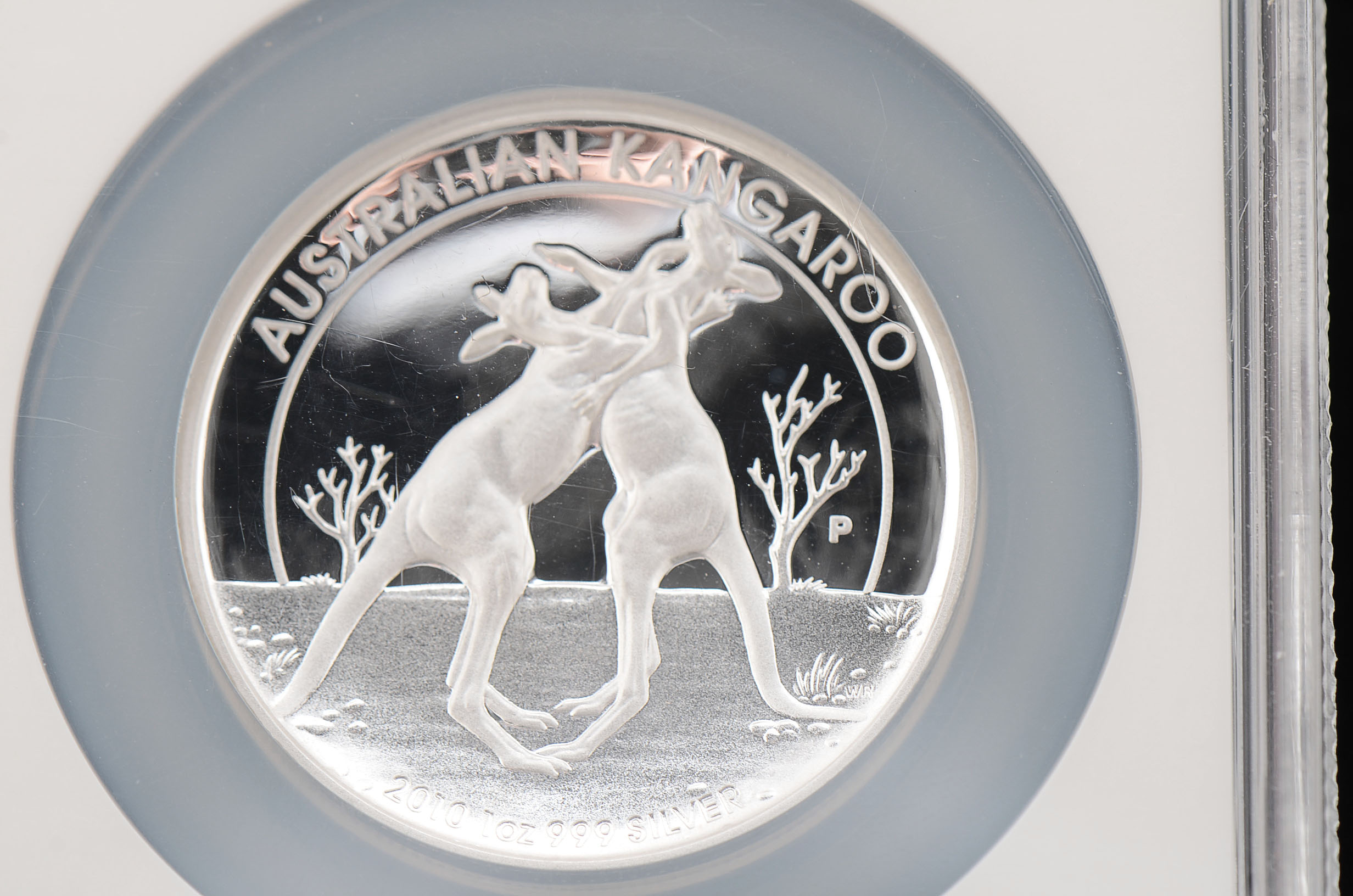 2010 P Australia Kangaroo Silver $1 Coin NGC PF69