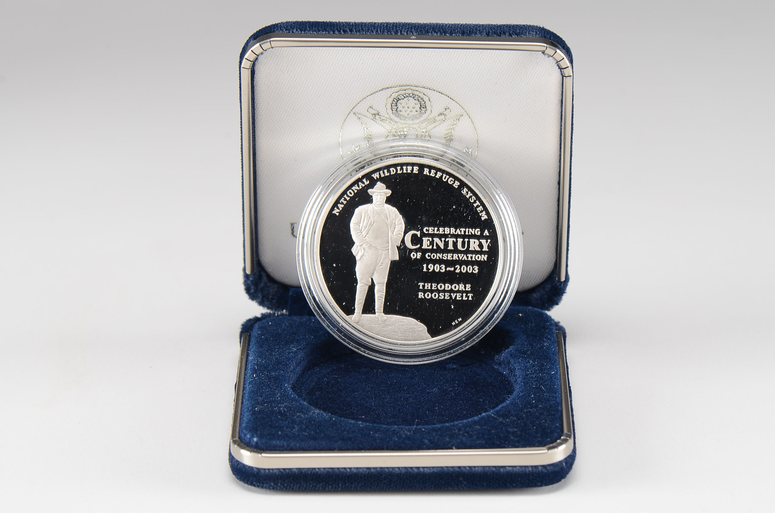 U.S. Mint 2003 Wildlife Refuge Centennial Duck Silver Coin