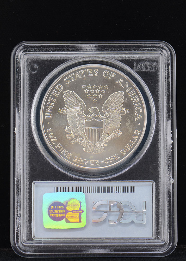 1997 One Dollar U.S. Silver Eagle PCGS MS67