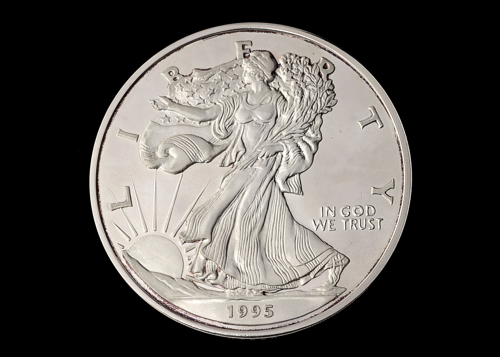 1995 One Half Pound of Fine Silver Coin
