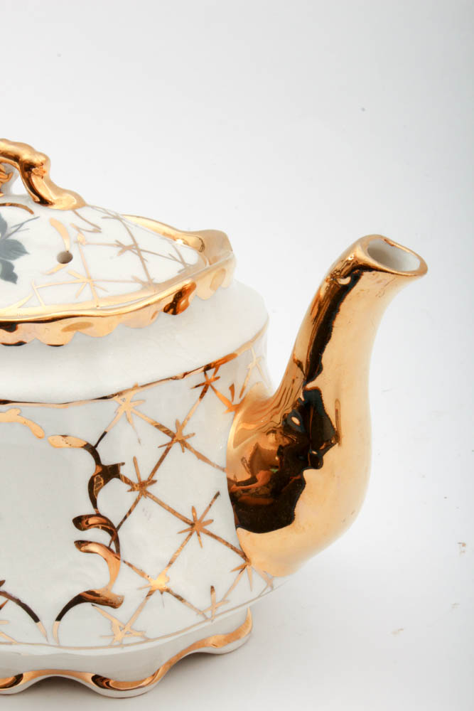 Pair of Decorative Teapots