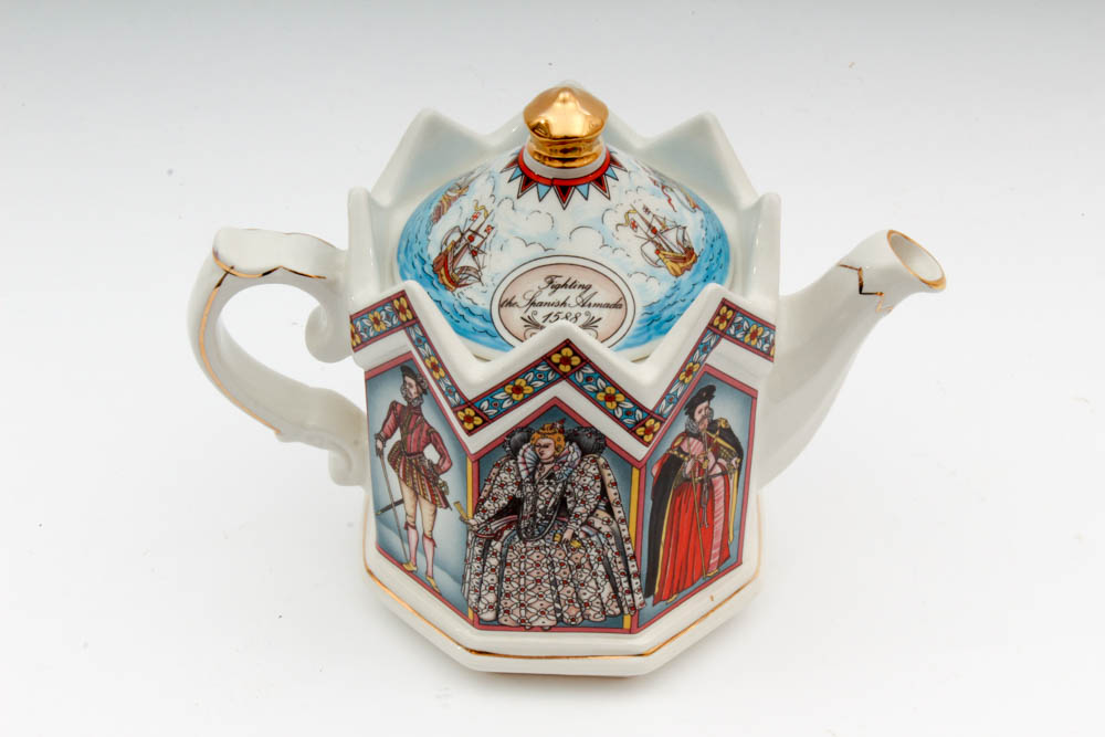 Pair of Decorative Teapots