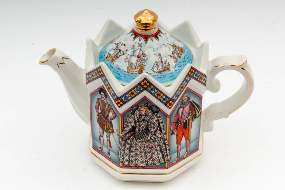 Pair of Decorative Teapots