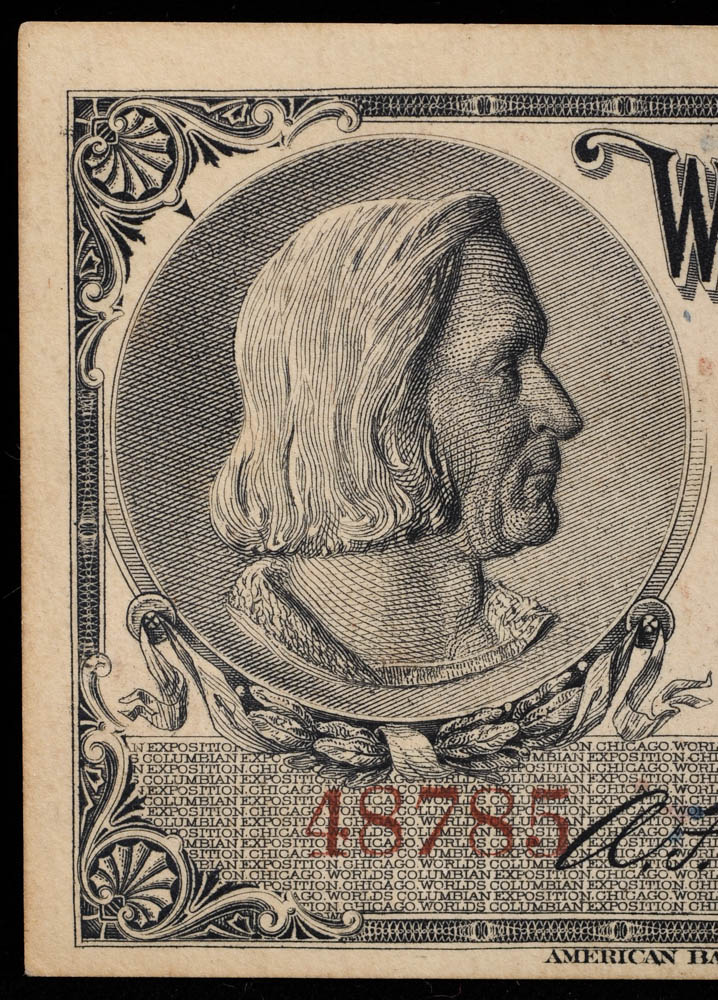 1893 World's Columbian Exposition Admission Ticket