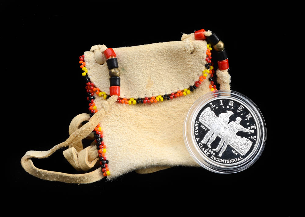 2004 Lewis and Clark U.S. Mint Coin and Pouch Set