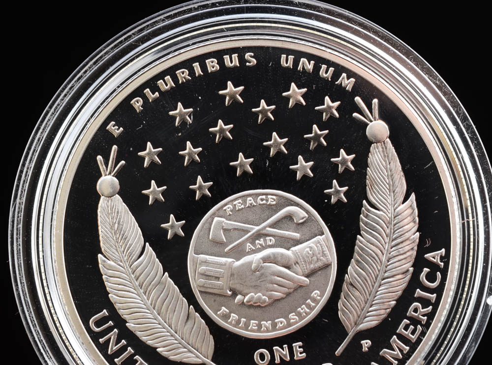 2004 Lewis and Clark U.S. Mint Coin and Pouch Set