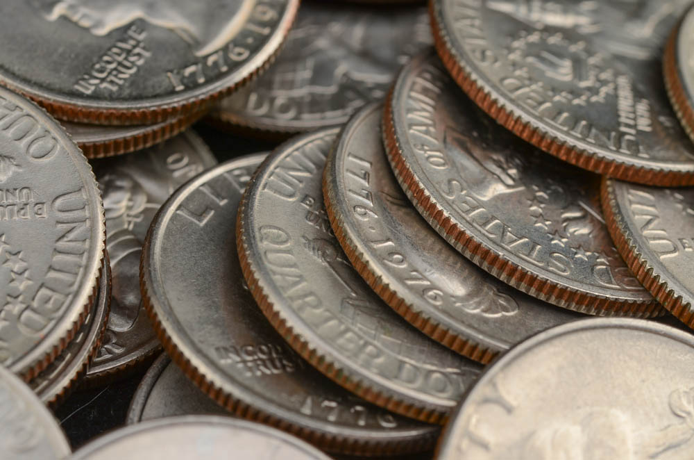 Group of (40) 1976 George Washington Bicentennial Quarters