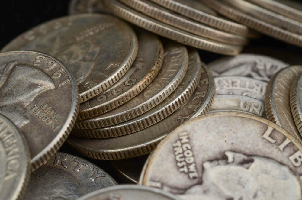 Group of (40) Unsearched Silver Washington Quarters