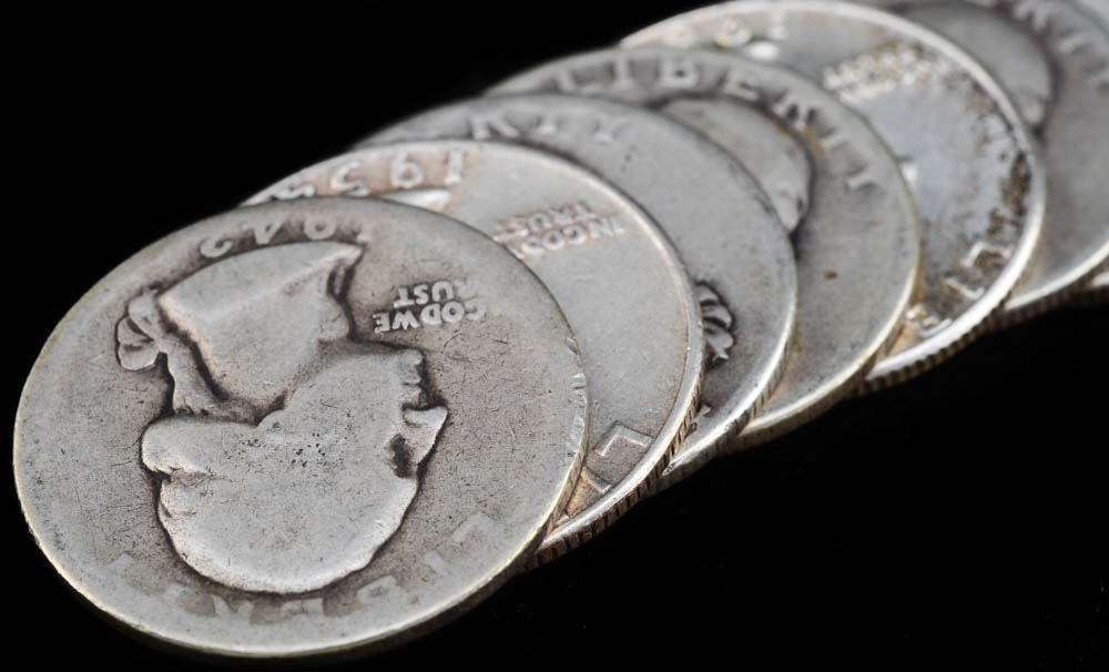 Group of (40) Unsearched Silver Washington Quarters