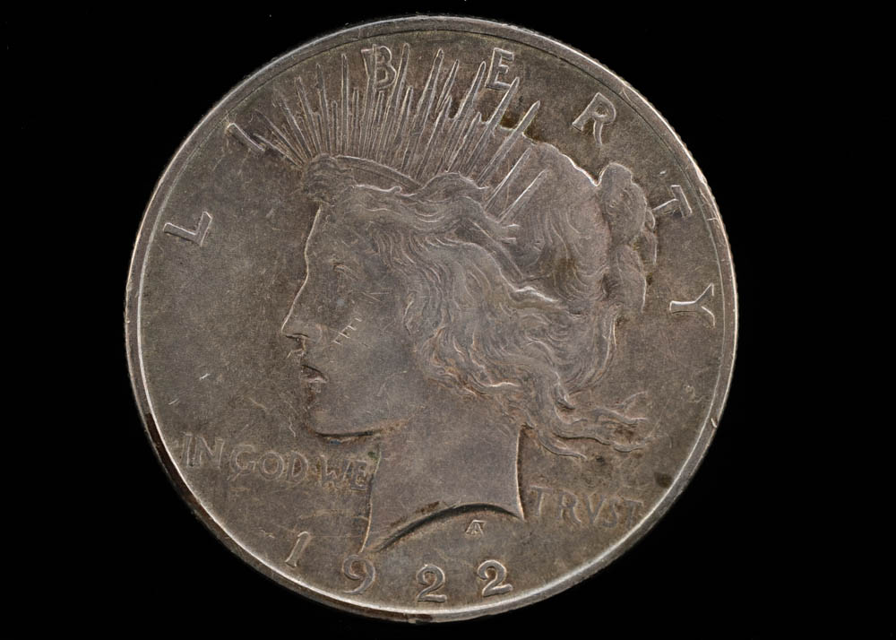 1922 D Peace Silver Dollar