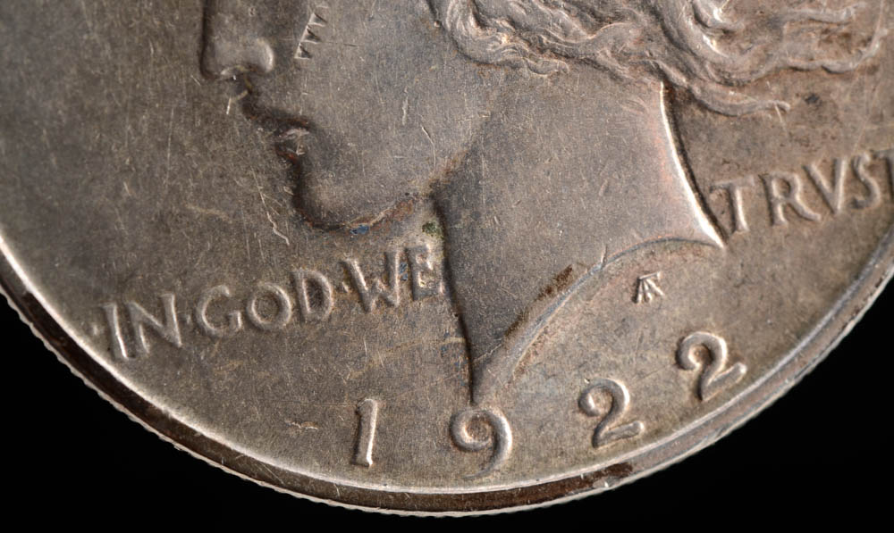 1922 D Peace Silver Dollar