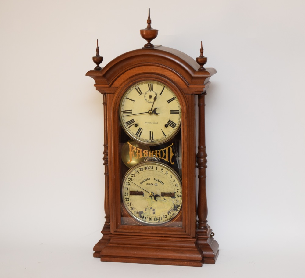Antique Fashion Southern Calendar Clock Company Mantel Clock