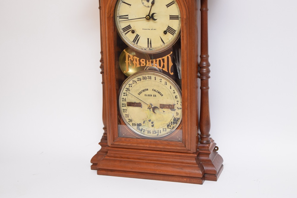 Antique Fashion Southern Calendar Clock Company Mantel Clock