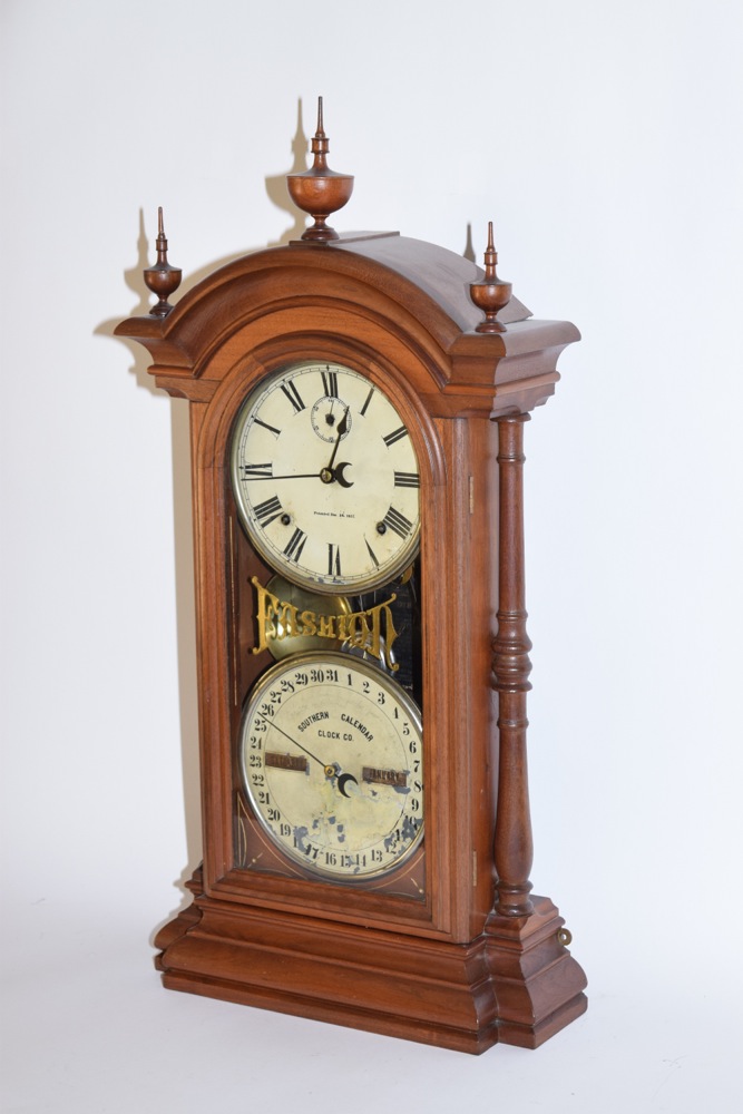 Antique Fashion Southern Calendar Clock Company Mantel Clock
