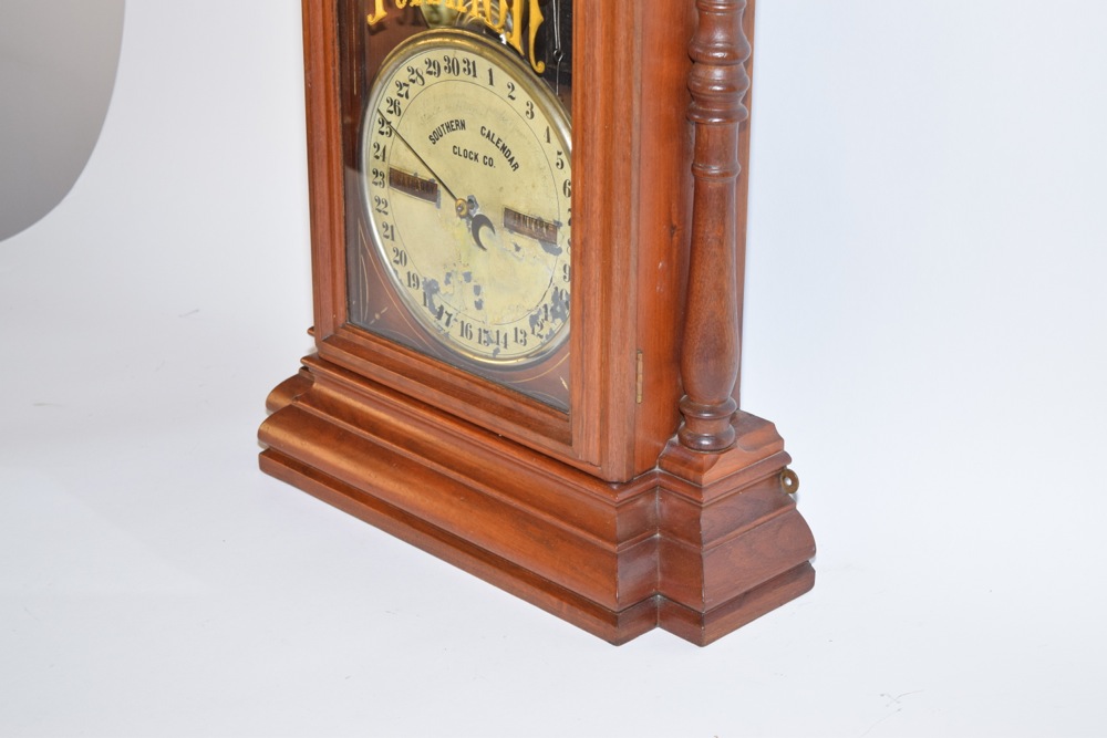 Antique Fashion Southern Calendar Clock Company Mantel Clock