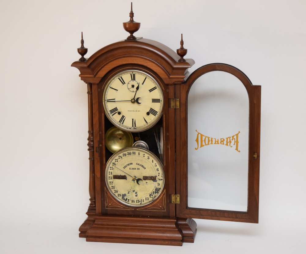 Antique Fashion Southern Calendar Clock Company Mantel Clock