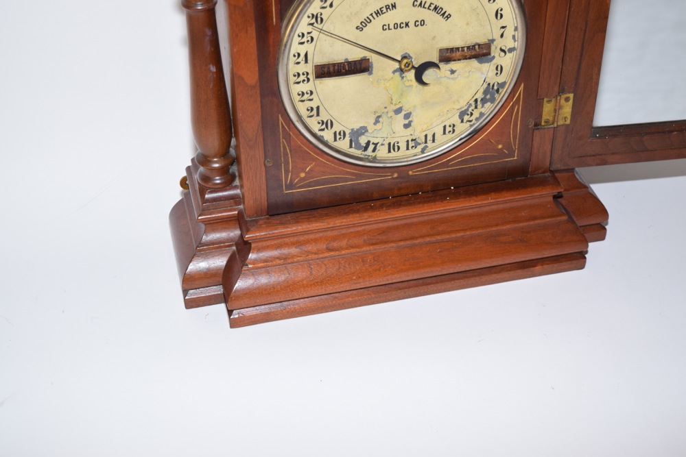 Antique Fashion Southern Calendar Clock Company Mantel Clock