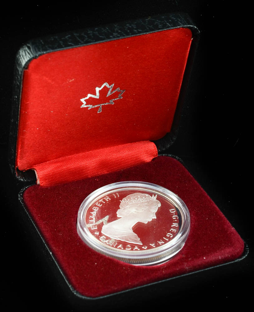1985 Commemorative Canadian Silver Dollar Proof Coin