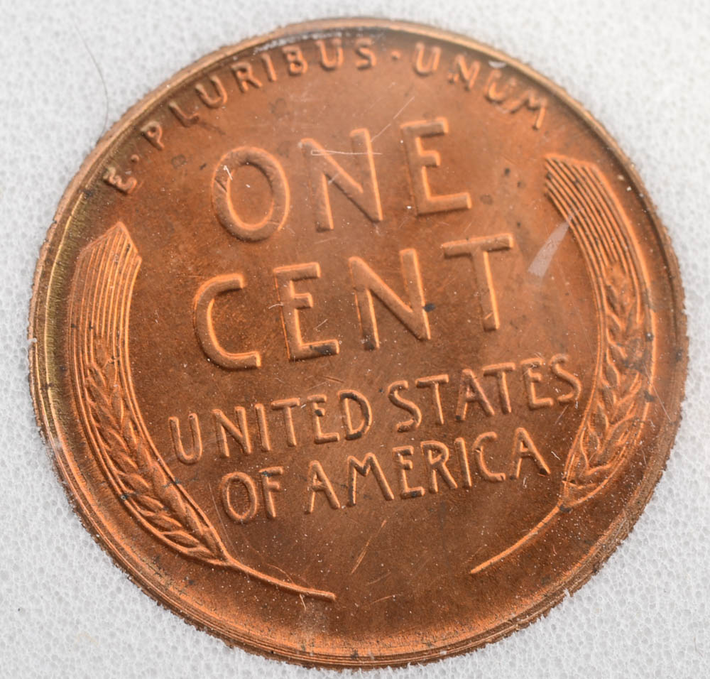 Graded 1945 D Lincoln Cent