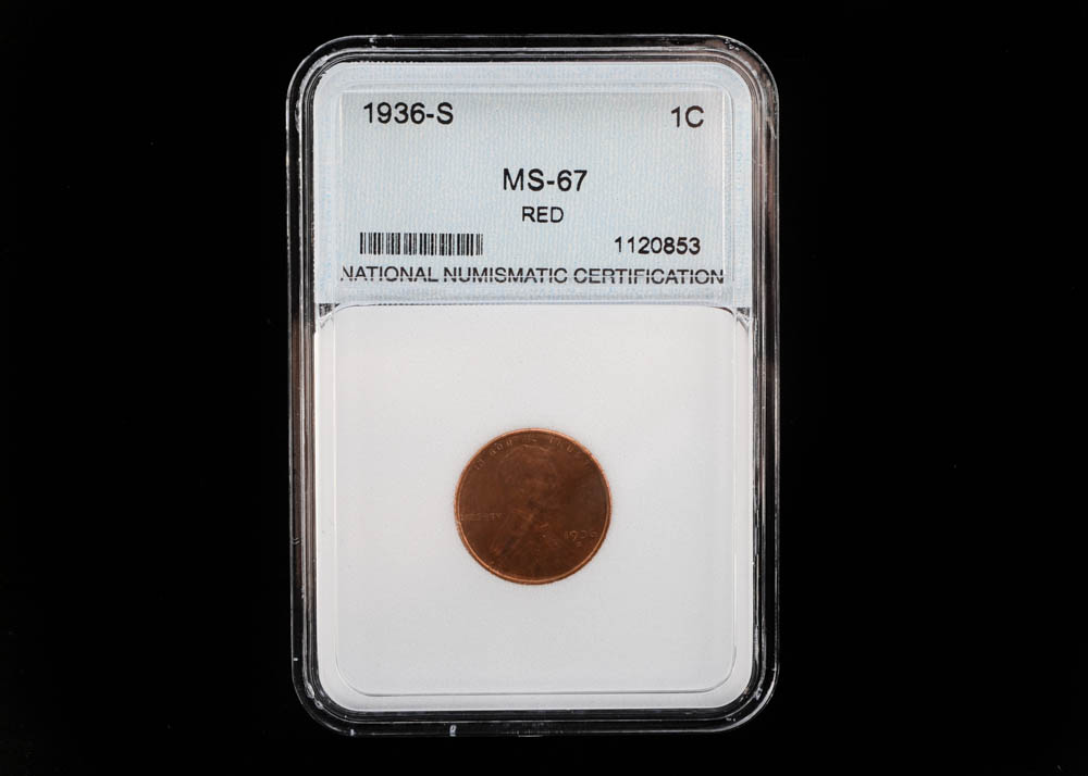Graded 1936 S Lincoln Cent