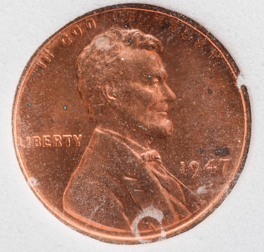 Graded 1947 P Lincoln Cent