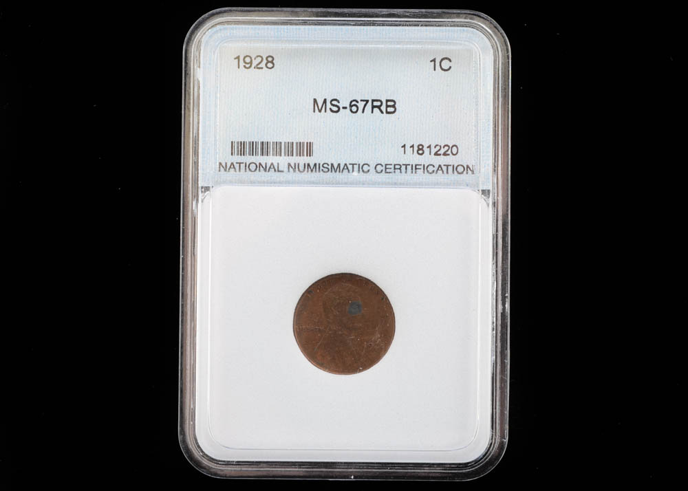 Graded 1928 Lincoln Cent