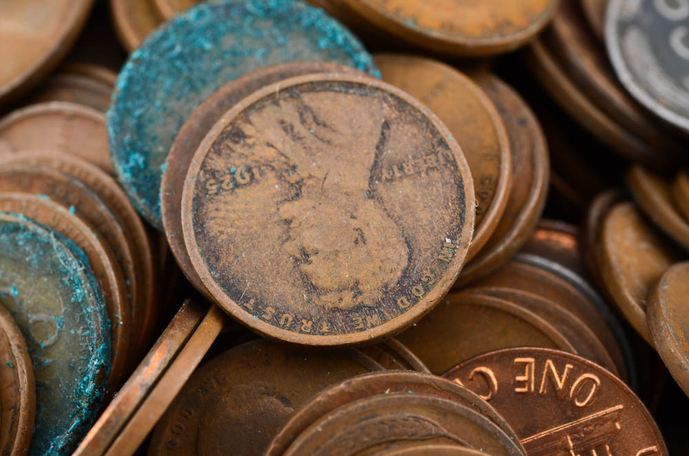 Group of (258) unsearched Lincoln Head Pennies
