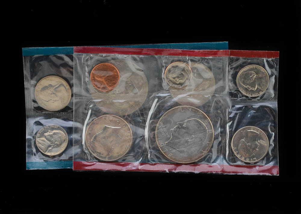 1978 United States Uncirculated Denver and Philadelphia Mint Set