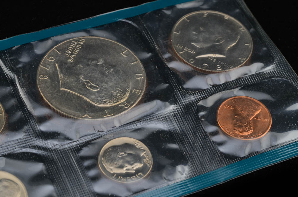 1978 United States Uncirculated Denver and Philadelphia Mint Set