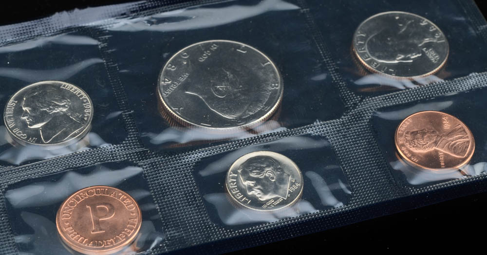 1984 United States Uncirculated Denver and Philadelphia Mint Set