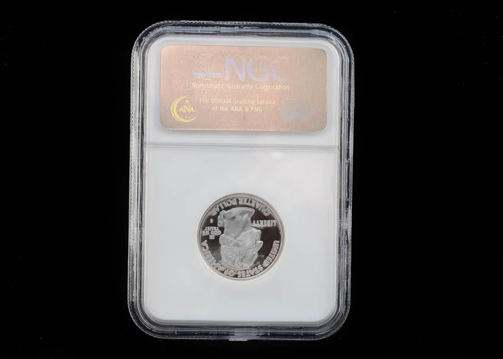 2000 S George Washington New Hampshire State Quarter