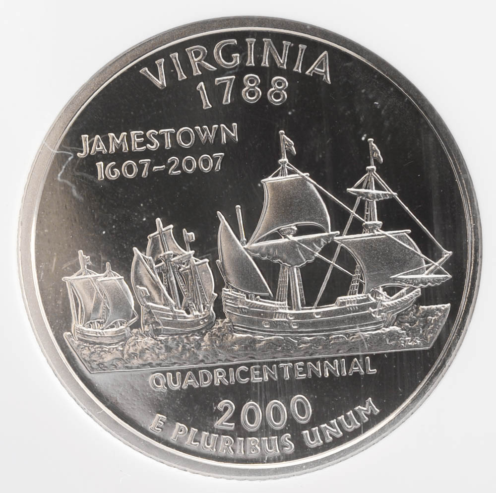 2000 S George Washington Virginia State Quarter