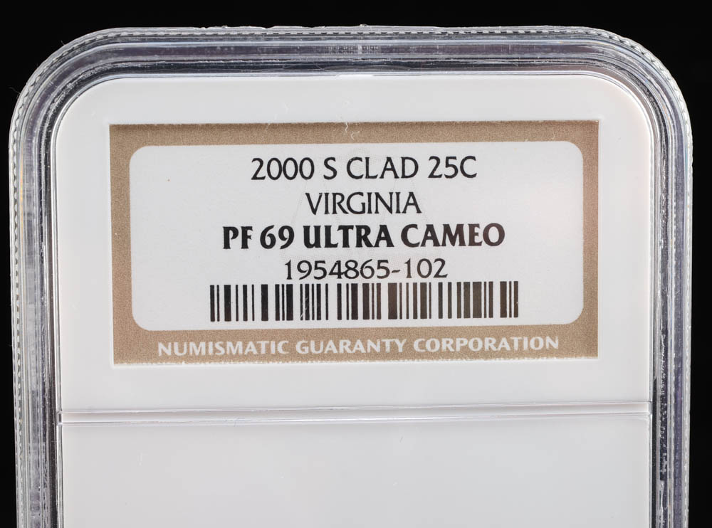 2000 S George Washington Virginia State Quarter