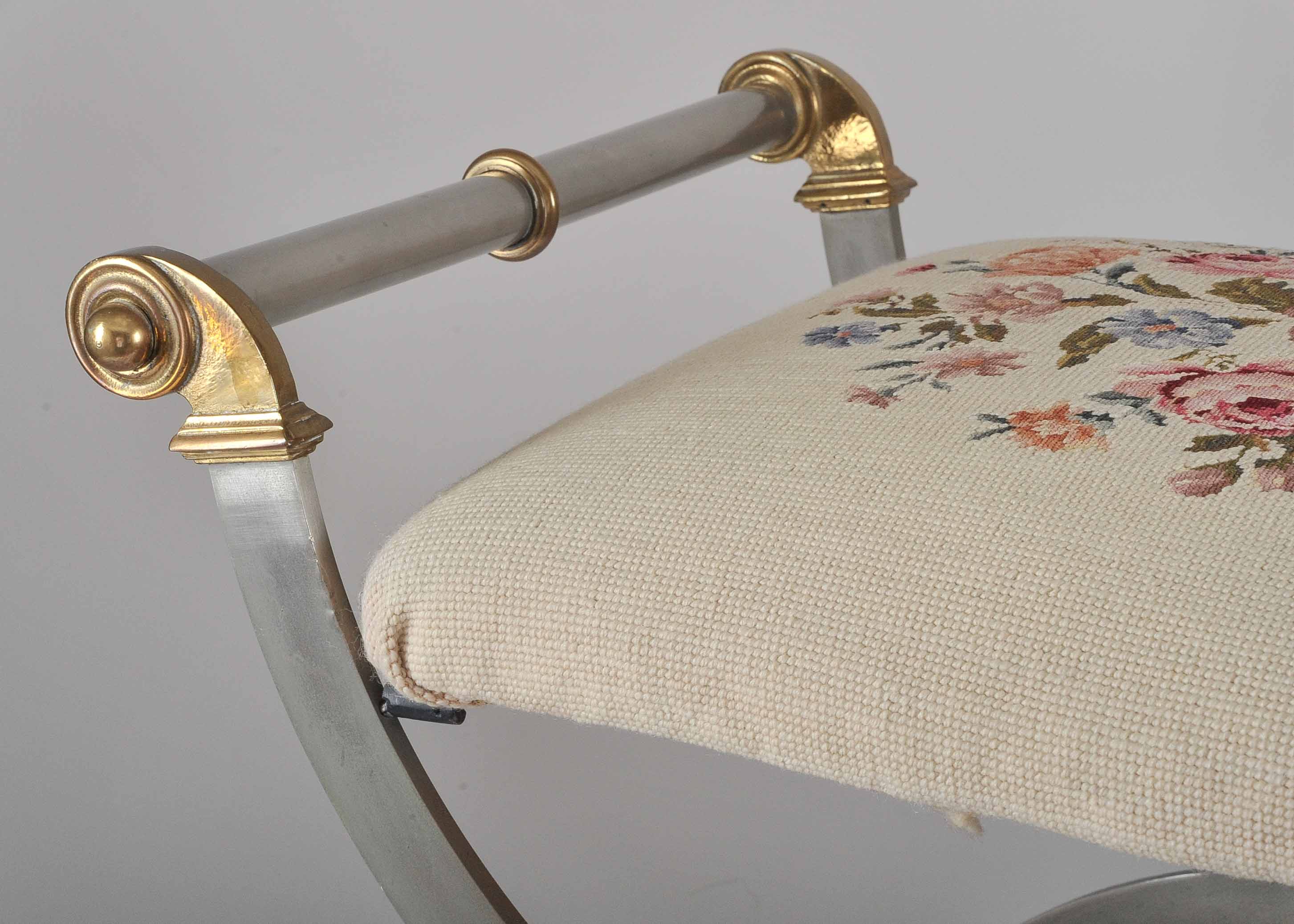 Upholstered Curule Seat