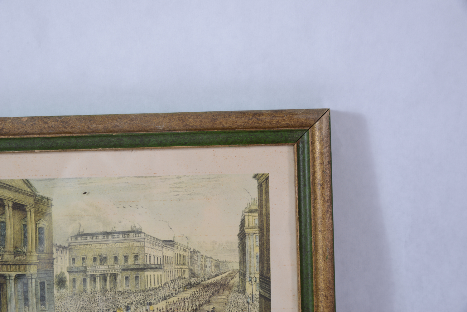 Pair of Framed Prints of European Cities